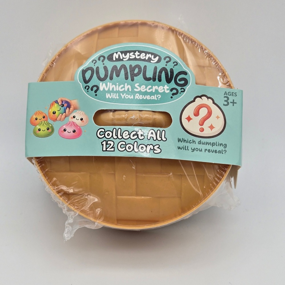 New Mystery Dumpling Squishy Toy Tan Blind Box Fidget Sensory Kawaii Cute Sealed